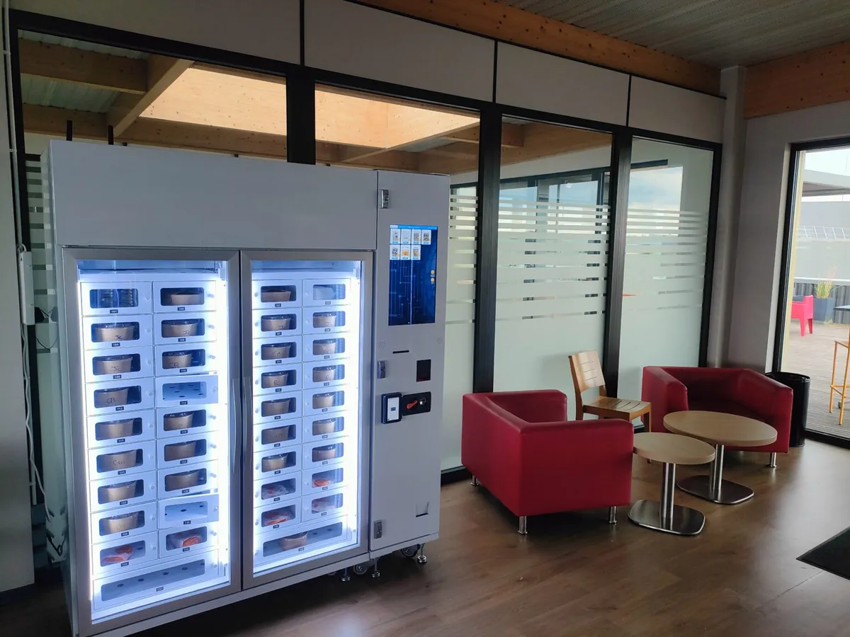Vista de la instalación de MIAM BOX en la zona de descanso